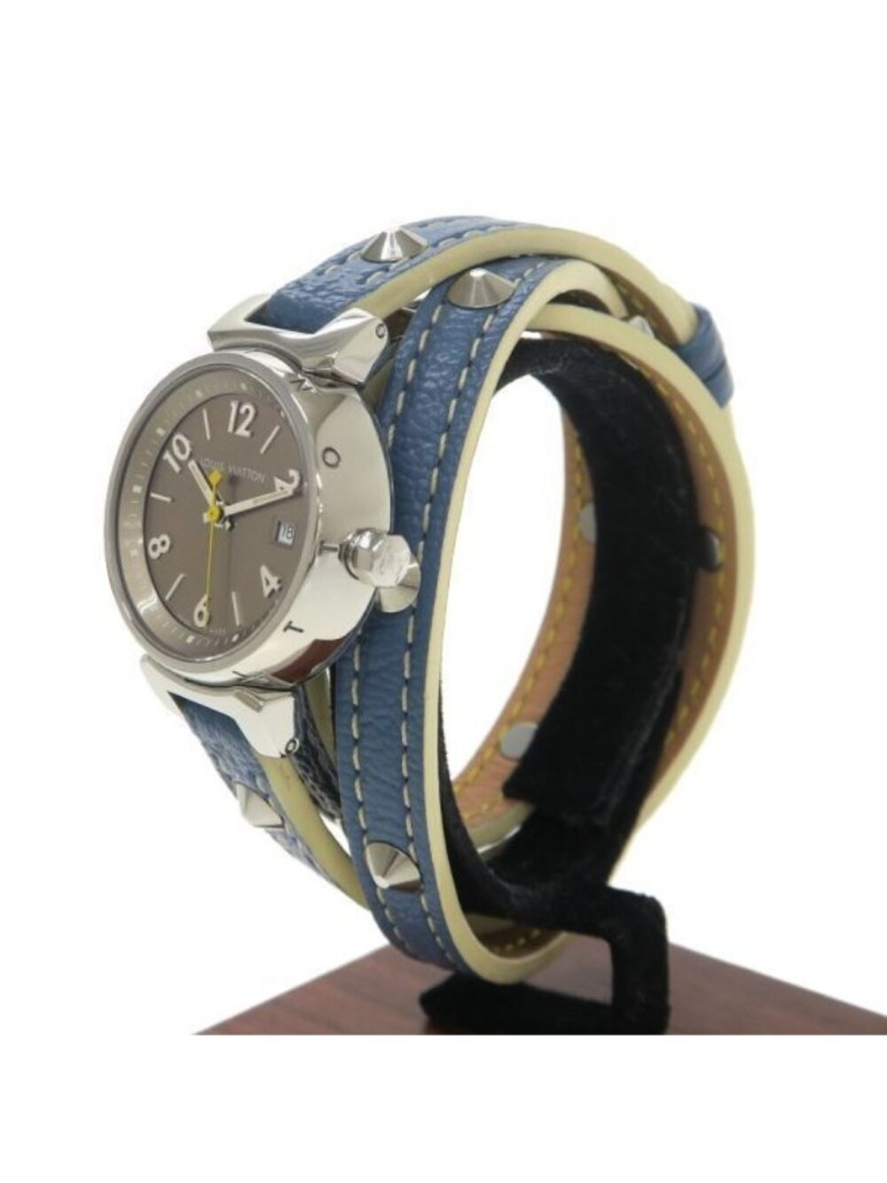 Louis Vuitton Tambour Watch Tumbler Maintenance Polished Leather - Picture 2 of 9